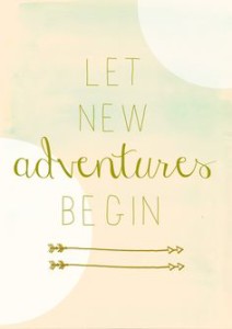 let new adventures begin